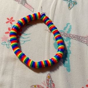 LGBTQA clay Bead Bracelet